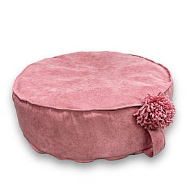 Дитячий пуф для сидіння "Круг" Пудровий