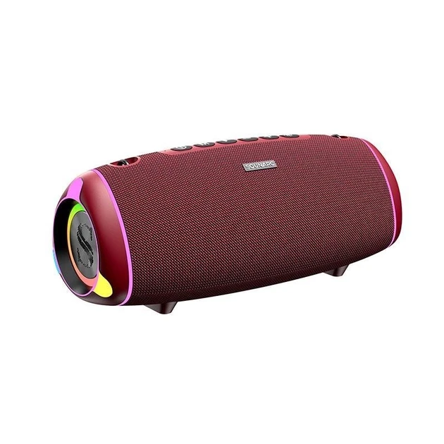 Портативна бездротова Bluetooth колонка акустика Sounarc R2 IPX6 | BT5.3, AUX / TF, 60W, TWS, 12h Max | Червоний