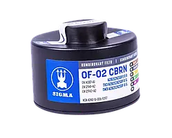 Фільтр комбінований OF-02 CBRN (A2B2E2K2SXP3DR) Медапаратура