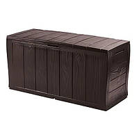 Садовый сундук Keter Sherwood Storage Box 270 л, коричневый (230403)(7555613151754)