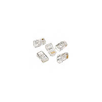 Коннектор RJ45 cat.5e UTP 8P8C * 100 (позолоч. конт.) Cablexpert (LC-8P8C-001/100)(1701722412756)