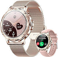 Женские смарт-часы Smart Watch CF12 Водонепроницаемые умные часы со сменным силиконовым ремешком