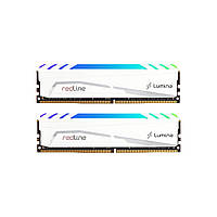 Модуль пам'яті для комп'ютера DDR5 64GB (2x32GB) 6400 MHz Redline RGB White Mushkin (MLB5C640BGGP32GX2)(1695348039756)