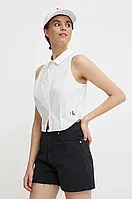 Urbanshop com ua Сорочка Calvin Klein Jeans жіноча колір білий regular класичний комір J20J223129 РОЗМІРИ