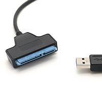 Кабель с USB 2.0 на SATA питание конвертер адаптер переходник к SSD HDD 2.5 винчестер карман Код/Артикул 10