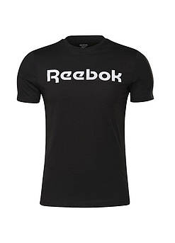 Футболка чоловіча Reebok GS Linear Re S Black/White