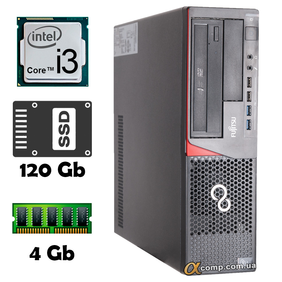 Fujitsu ESPRIMO E920 dt (i3-4130 • 4Gb • ssd 120Gb) БВ