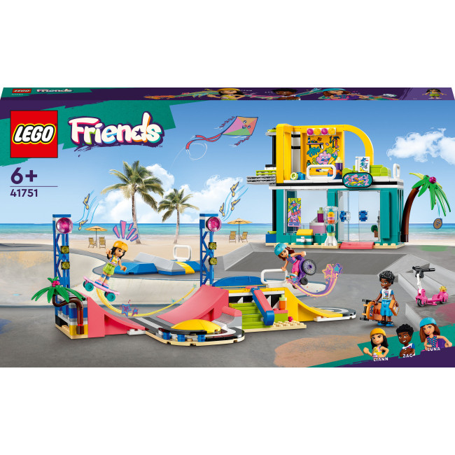 LEGO Friends Скейт-парк конструктор лего Френдс Скейт-парк  41751