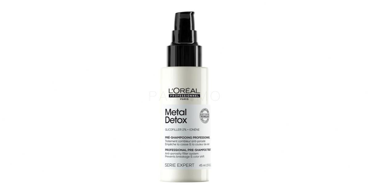 Пре-шампунь-догляд L'Oreal Professionnel Metal Detox Serie Expert для зменшення пористості всіх типів волосся 45 мл