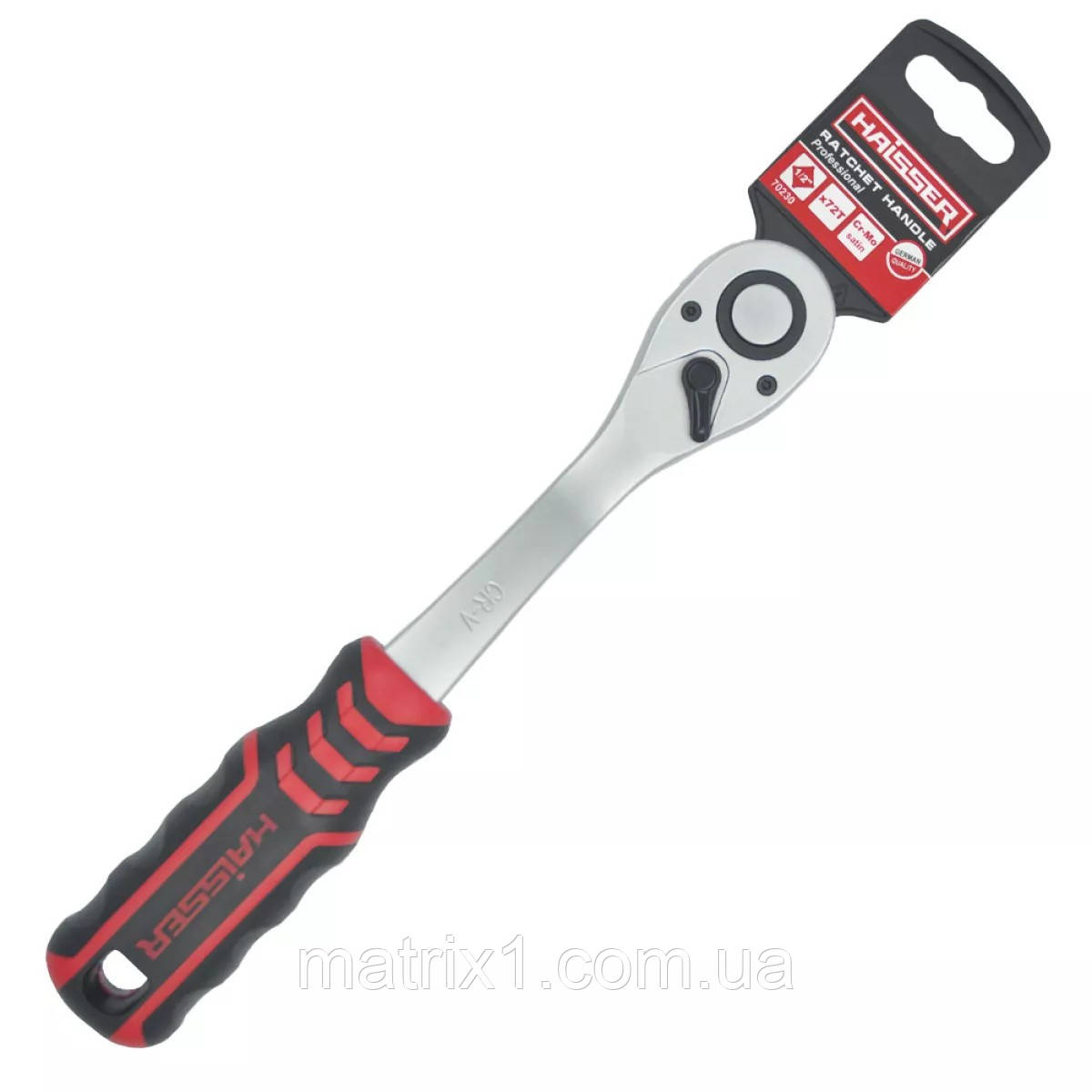Ключ-трещотка 1/2" 72 зубца Haisser 70228