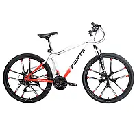 Велосипед FORTE OMEGA 17"/27.5" біло-червоний