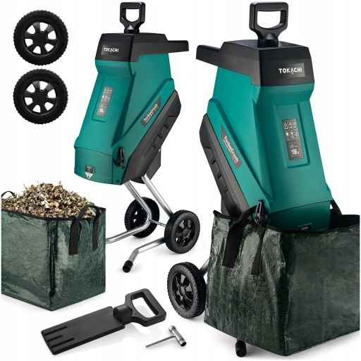 Подрібнювач гілок садовий Tokachi TurboCrush TC 45 (ножевий, 3500 Вт, до 45 мм, Польща), фото 1
