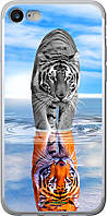 Силиконовый Чехол на iPhone 8 Тигр , Украина (Made in Ukraine)