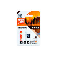 Карта памяти Mibrand 128GB microSDXC UHS-I U3 (MICDHU3/128GB)(1723828080756)