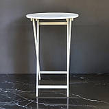 Барний Круглий Високий Розкладний Стіл Для барів Ресторанів або Кафе Власне виробництво Дерево, фото 3