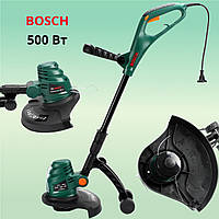 Тример електричний Bosh для трави електро трімер 500 Вт триммер потужний якісний ручний вертикальний