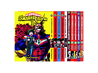 Комплект Манги Моя геройская академия My Hero Academia с 1 по 10 том на русском языке BP MHASET 01 Комиксы