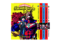 Комплект Манги Моя геройская академия My Hero Academia с 1 по 5 том на русском языке BP MHASET 04 Комиксы 1035