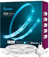 Лента светодиодная умная Govee H615A RGB Smart Wi-Fi + Bluetooth LED Strip Lights 5м с микрофоном Белый