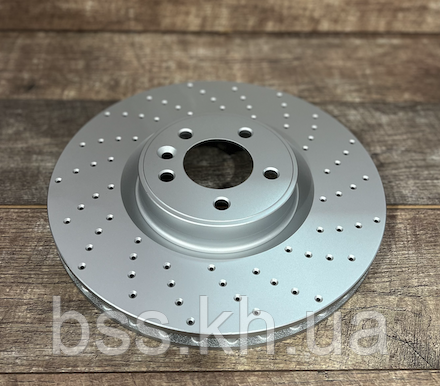 Диск гальмівний передній R1 CONCEPTS CARBON GEOMET перфорація для LR RR LR016176  380/34
