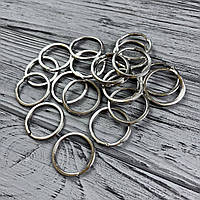 Кільце для ключів плоске 26 мм Нікель