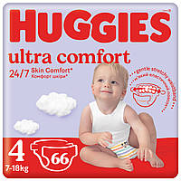 Подгузники Huggies Ultra Comfort 4 ( 7-18 кг) Mega 66 шт (5029053548777)(1754265895756)