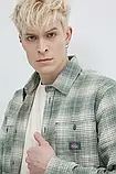 AllOriginal com ua Бавовняна сорочка Dickies EVANSVILLE LS чоловіча колір зелений regular класичний комір, фото 4