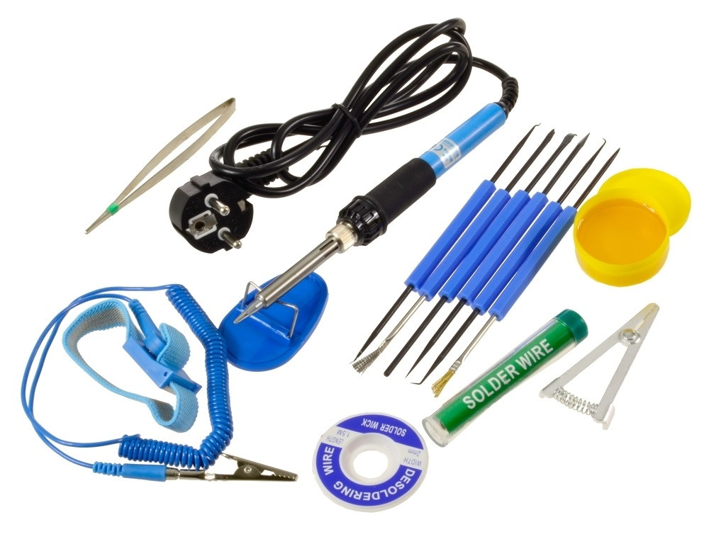 Набір для паяння ZD-921H у пластиковому боксі., фото 1