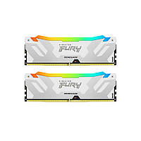 Модуль памяти для компьютера DDR5 64GB (2x32GB) 6000 MHz Renegade RGB White XMP Kingston Fury (ex.HyperX)