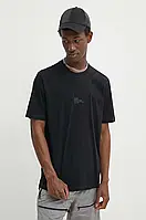 Urbanshop com ua Бавовняна футболка Diesel T-MUST-SLITS-N2 чоловіча колір чорний однотонна A13238.0QANW