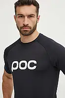 Urbanshop com ua Велосипедна футболка POC Reform Enduro колір чорний з принтом РОЗМІРИ ЗАПИТУЙТЕ