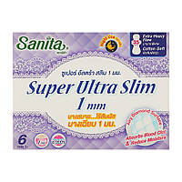 Гигиенические прокладки Sanita Super Ultra Slim 35 см 6 шт. (8850461601535)(1755166385756)