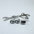 Захисні ковпачки на ніпеля Suzuki + ключик-брелок у подарунок! Колір хром, фото 3