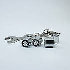 Захисні ковпачки на ніпеля Suzuki + ключик-брелок у подарунок! Колір хром, фото 2