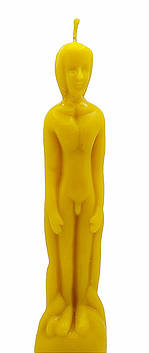 Свічка воскова Вольт чоловічий жовта Код/Артикул