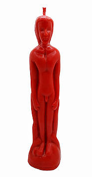 Свіча воскова Вольт чоловічий червона Код/Артикул