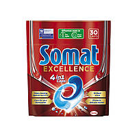 Таблетки для посудомоечных машин Somat Excellence 30 шт. (9000101550443)(1701657008756)