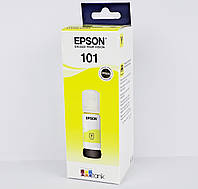 Оригинальные чернила Epson EcoTank L4150 / L4160 / L6160 / L6170 / 101 Yellow, 70 ml C13T03V44A