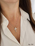 Срібне кольє з хрестиком, фото 4