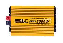 Інвертор напруги Mexxsun YX-2000W-S, 12V/220V, 2000W (29182)