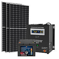 Комплект сонячної електросистеми LogicPower Преміум 1кВт АКБ LiFePO4 52Ah (LP20323)