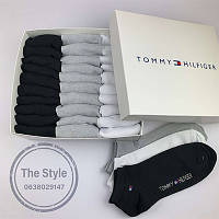 Комплект мужских носков Tommy Hilfiger (30 штук) в фирменной коробке, 90% хлопок