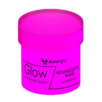 Светящаяся краска для ткани Acmelight 25 мл Розовый