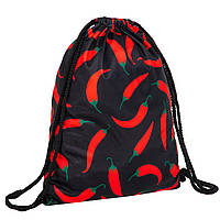 Сумка спортивная рюкзак мешок Zelart Chili 5972 размер 46x37см Black-Red