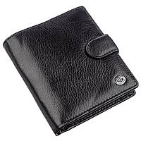 Небольшой кожаный кошелек ST Leather 18832 Черный ds