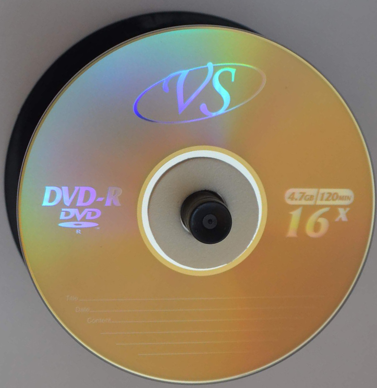 DVD-R 16х 4.7 Gb/120min VS bulk