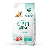 Сухий корм для собак Optimeal для цуценят всіх порід зі смаком індички 1.5 кг (4820215362351)(1757931207756)