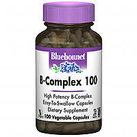 Витамин Bluebonnet Nutrition В-Комплекс 100, 100 гелевых капсул (BLB-00418)(1784892040756)