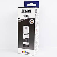 Оригинальные чернила Epson EcoTank ET-7700 / ET-7750 / L7160 / L7180 / 106 Photo Black , 70 ml C13T00R140