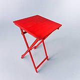 Кавовий Квадрат Високий Розкладний Стіл Для барів Ресторанів або Кафе Власне виробництво 60х60, фото 3